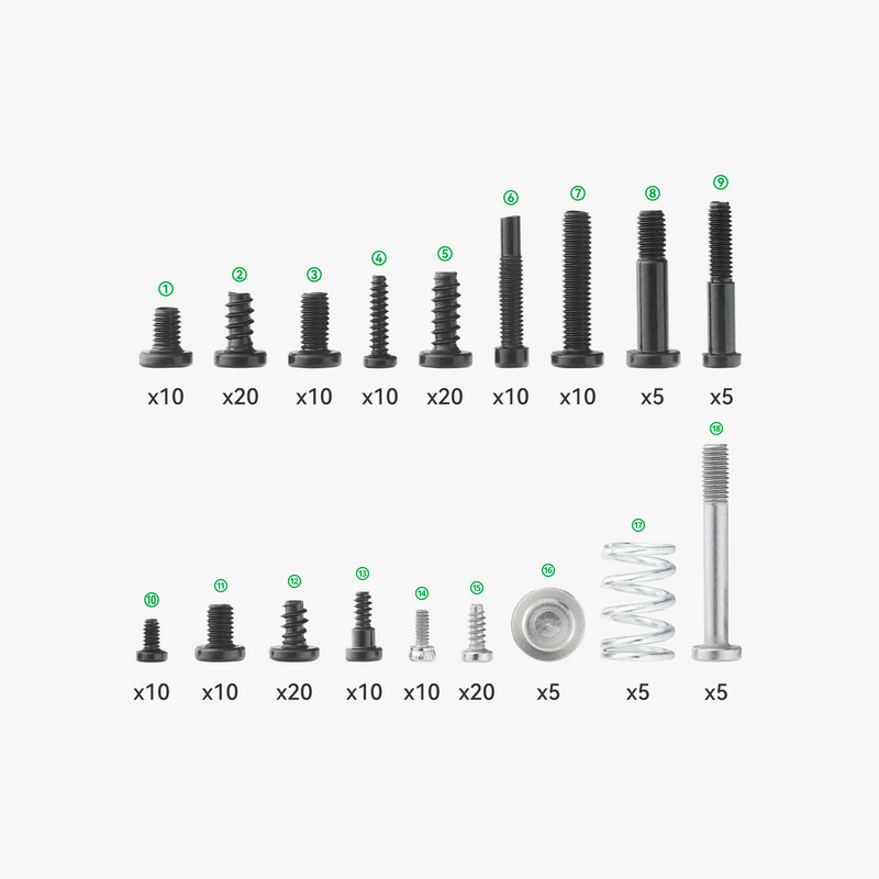 Screws Kit - X1 Series/P1 Series and AMS