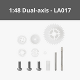 Dual-axis Plastic Reduction Gear Kit