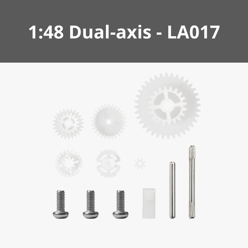 Dual-axis Plastic Reduction Gear Kit